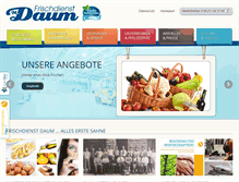 Tablet Screenshot of frischdienst-daum.de